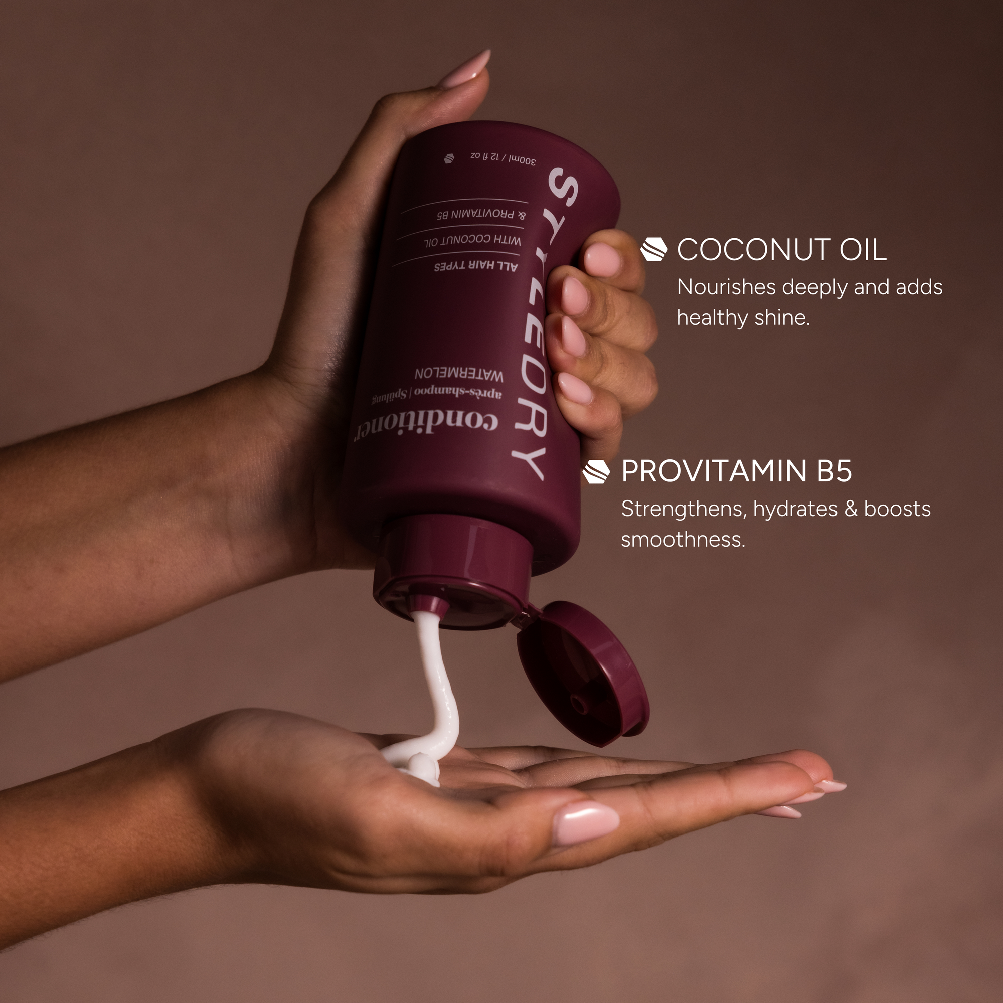 Watermelon Conditioner 300ml – Hydrating &amp; Strengthening with Coconut Oil &amp; Pro Vitamin B5