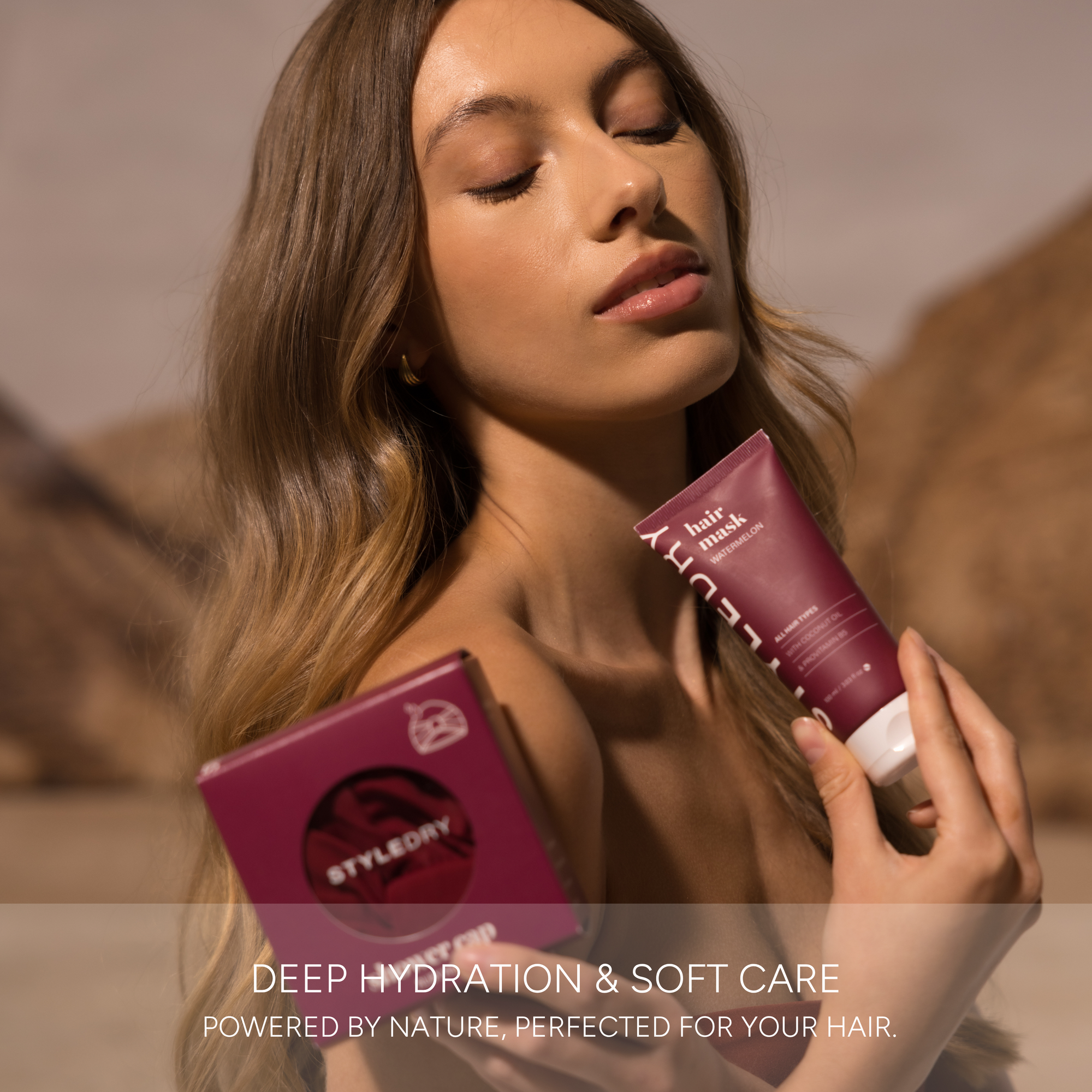 Watermelon Hair Mask 100 ml - Hydrating &amp; Strengthening with Coconut Oil &amp; Pro Vitamin B5