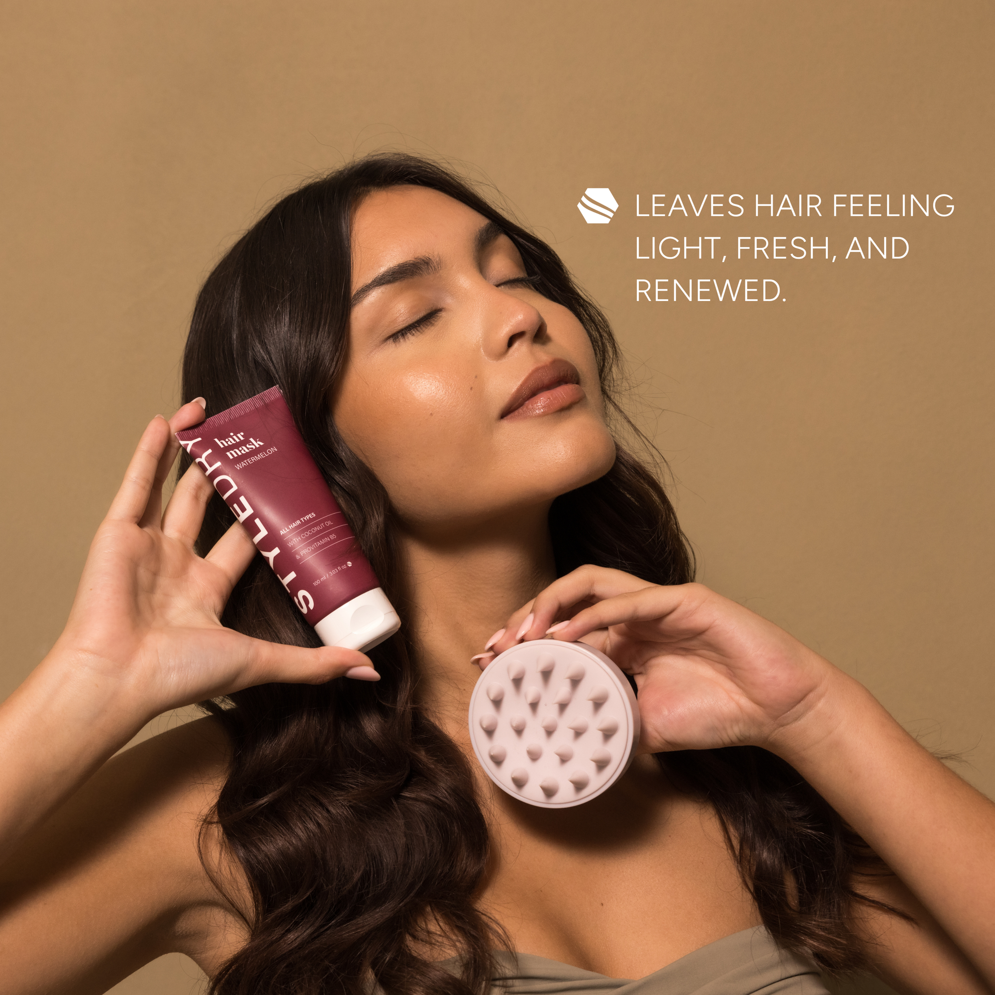 Watermelon Hair Mask 100 ml - Hydrating &amp; Strengthening with Coconut Oil &amp; Pro Vitamin B5